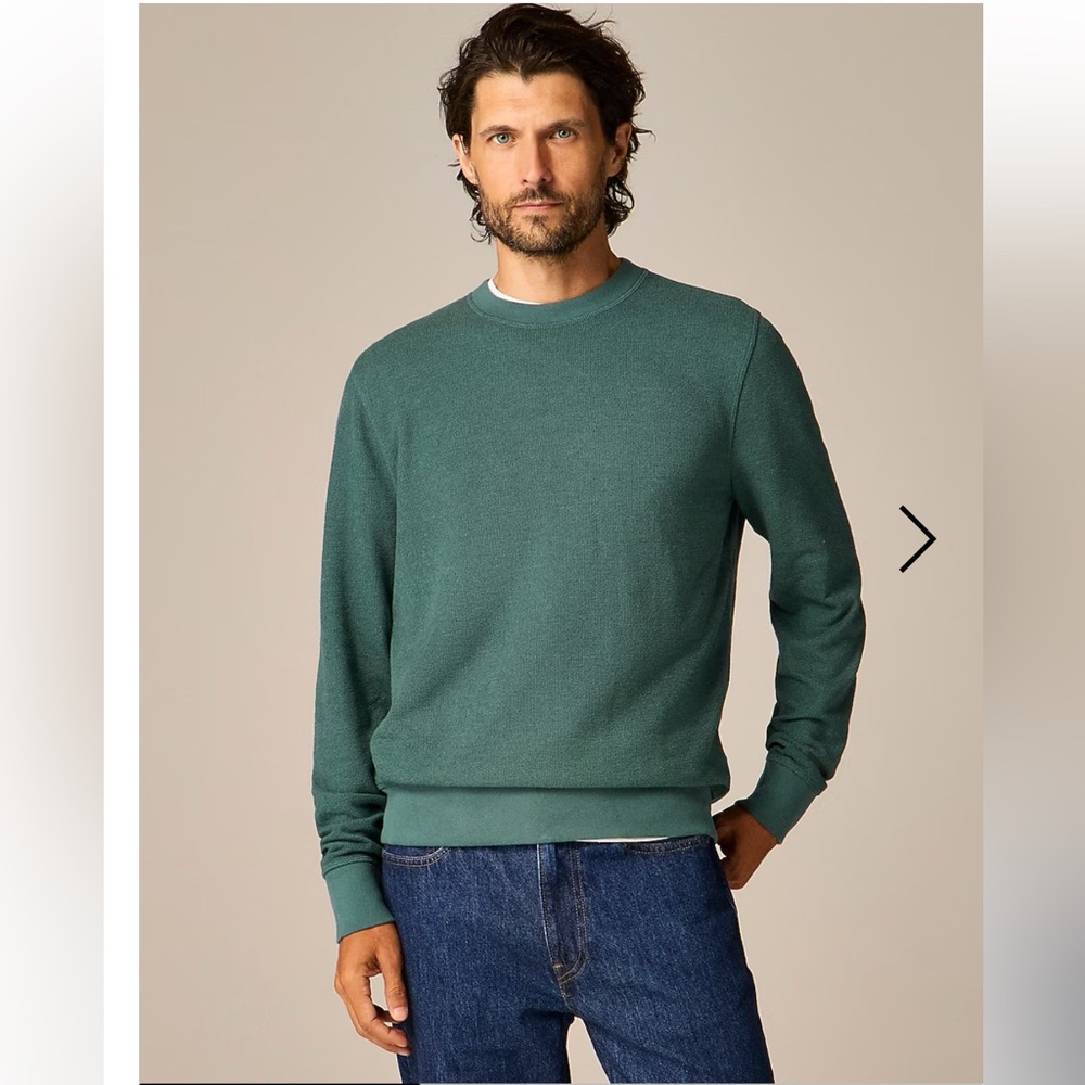 NWT J. Crew Men's Long-sleeve textured sweater-tee Size XL NEW WITH TAGS